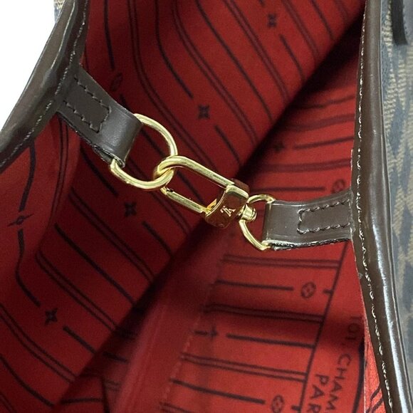 Auth LOUIS VUITTON Neverfull GM N51106 Ebene Damier - FL3068 Tote Bag - Picture 14 of 16